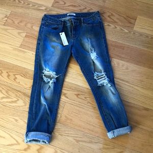 NWT Scarlet Boulevard distressed jeans 👖 sz 30